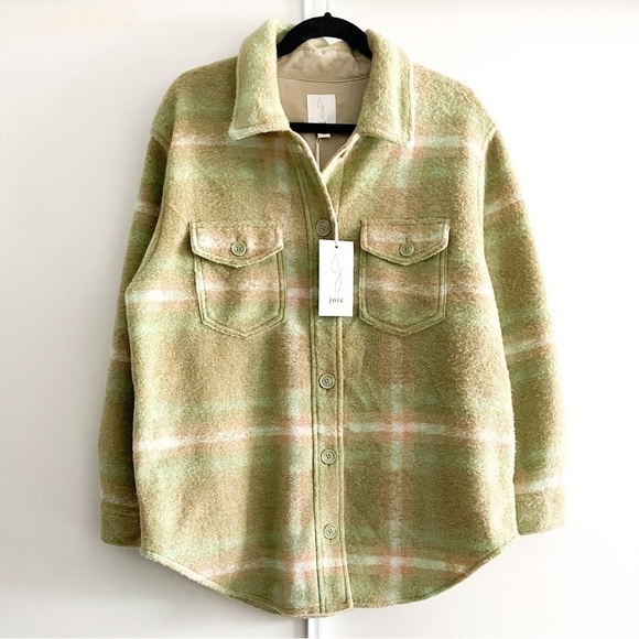 JOIE Plaid Shacket - Picture 3 of 11
